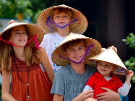 Travel in Vietnam with Kids, Children