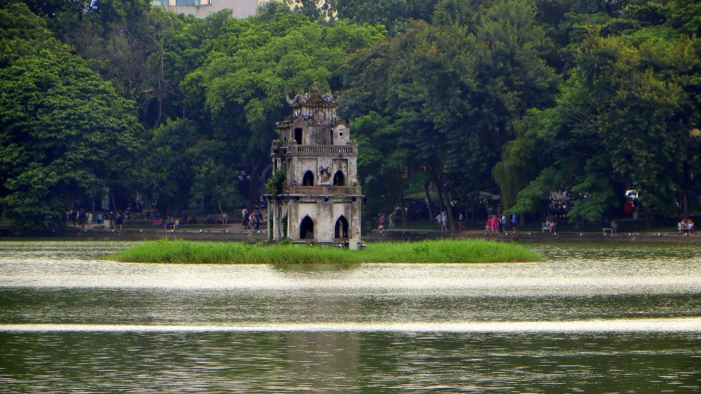 Hoan Kiem lake, Thap rua, 