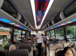 High quality facilities of Cat Ba Discovery bus