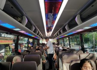 High quality facilities of Cat Ba Discovery bus