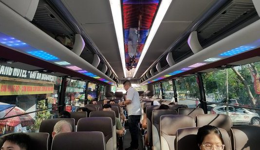 High quality facilities of Cat Ba Discovery bus