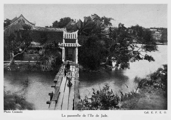 The Huc bridge in 1870