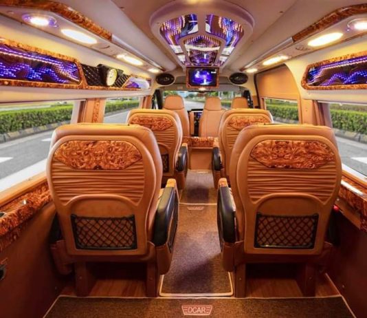 Halong Shuttle Bus - Limousine luxury bus Hanoi to Halong