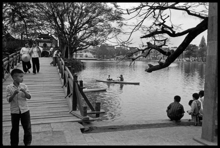 The Huc bridge in 1975